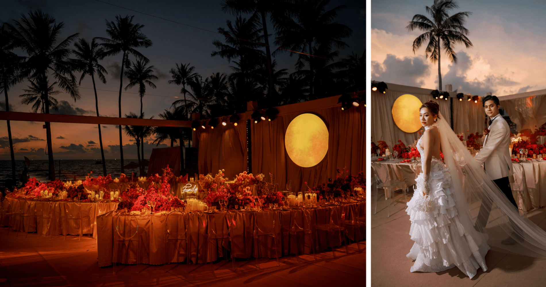 Garden wedding ceremony by The Planners